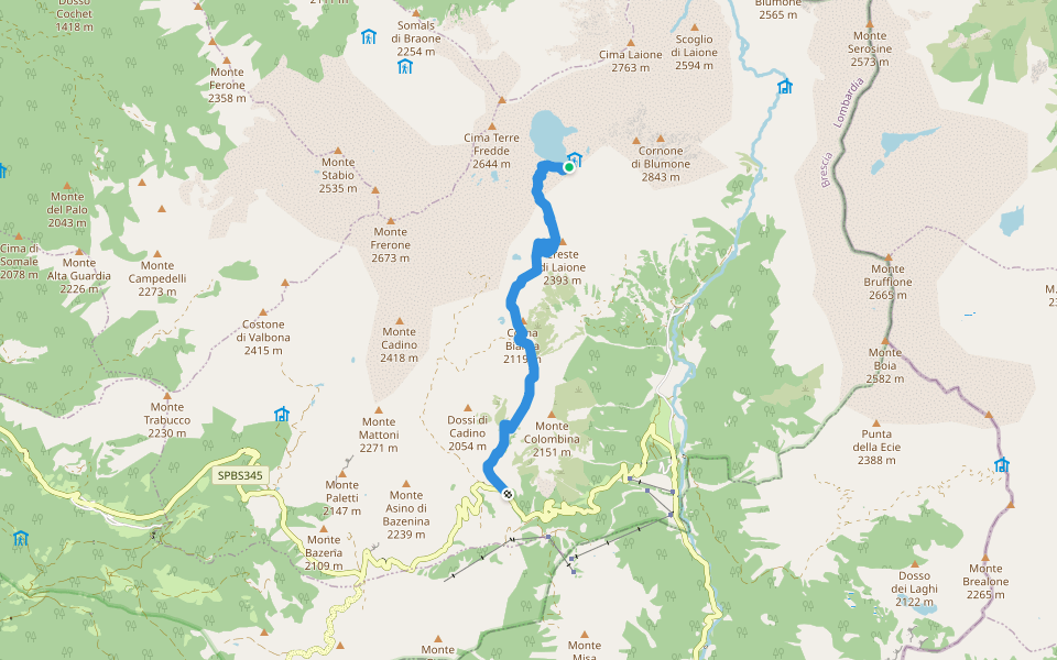 Malga Cadino - Lago della Vacca