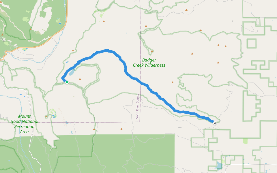 Badger Creek Trail Hiking Tygh Valley, Oregon Pacer