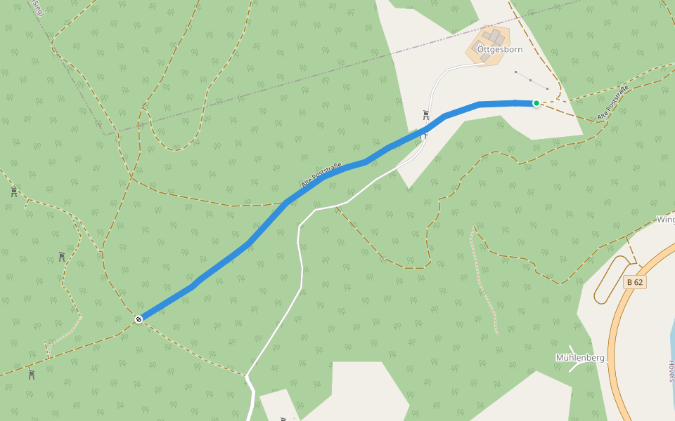 [W6] Rundweg Wissen 6 walking route map in Katzwinkel (Sieg)
