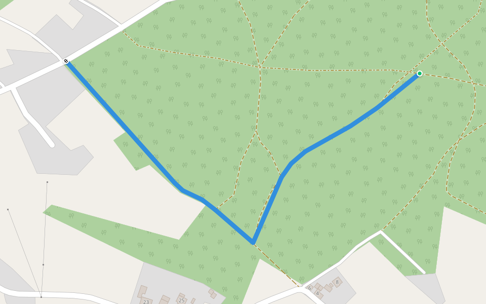 Vogtendorfer Weg walking route map in Kronach