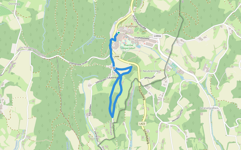 keltischer Baumkreisweg walking route map in Bad Loipersdorf