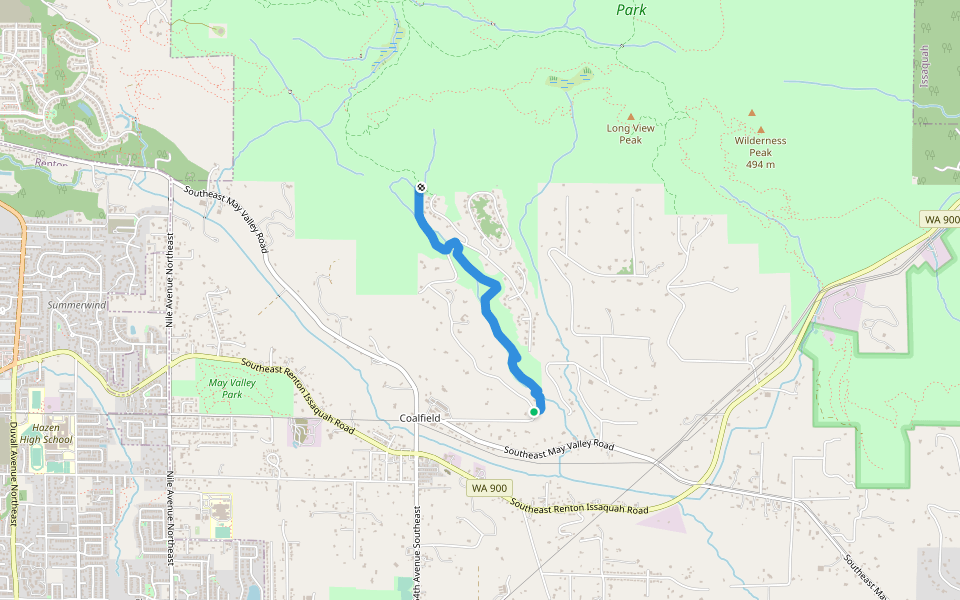 Licorice Fern Trail Hiking Newcastle, Washington Pacer