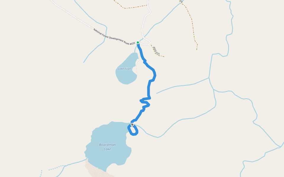 Boardman Lake Lake Evan Trail Hiking - Osm 5537782 