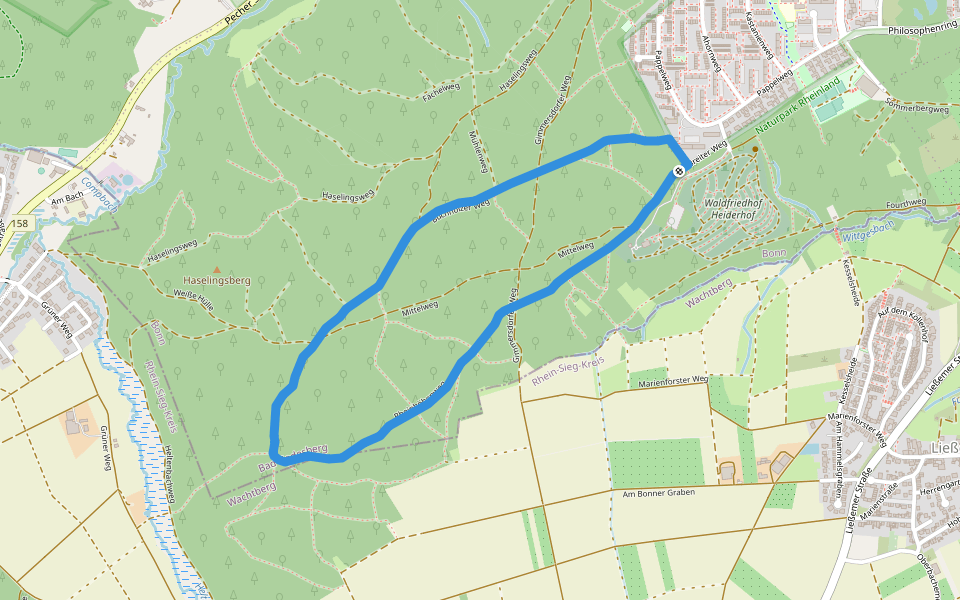 Rundweg Kottenforst (Heiderhof - Pech)