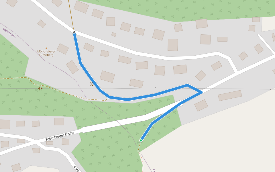 Weißenoher Wanderweg No.6 walking route map in Gräfenberg