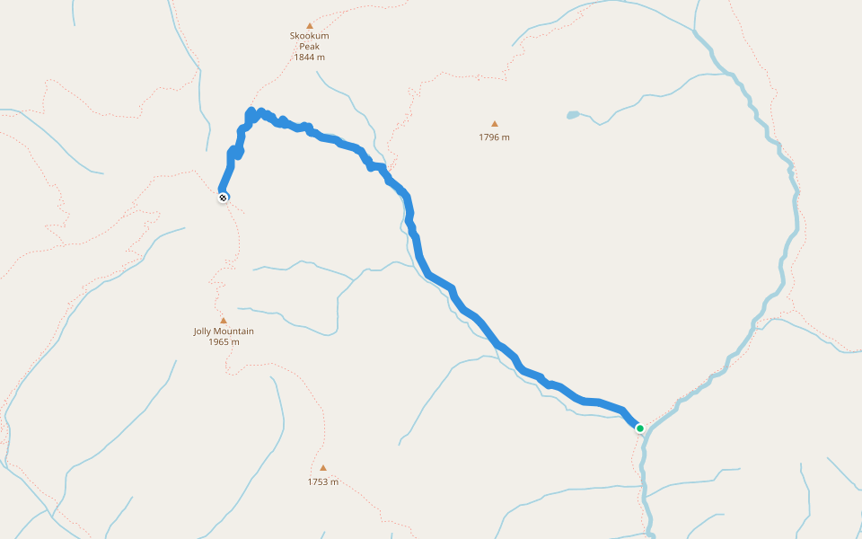 Jolly Creek Trail Hiking Cle Elum, Washington Pacer