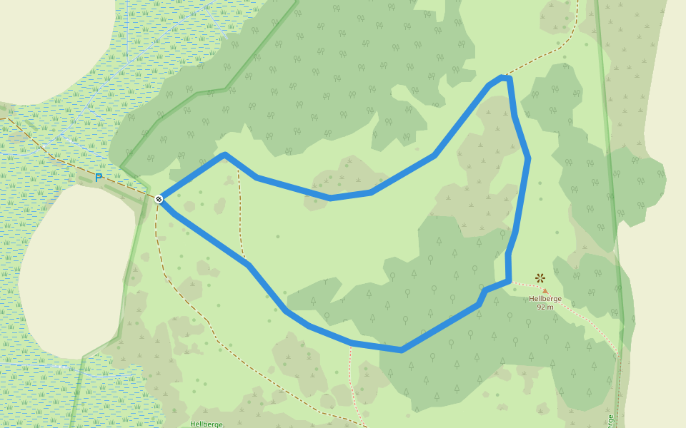Rundweg Gotsmannstein walking route map in Blumenholz