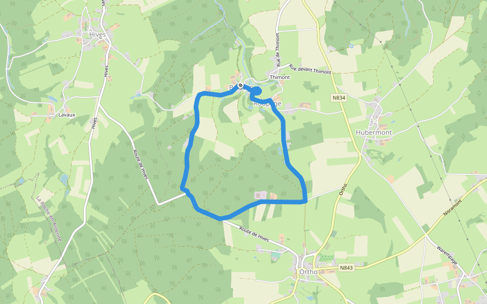 1. Nagimont walking route map in Ortho