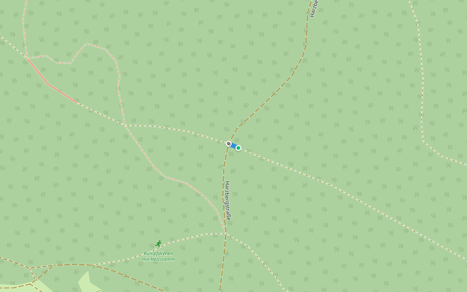 Kurpark Bad Vöslau - Harzberg über Stromleitungsschneise und Anschluß an Strecke über Auge Gottes walking route map in Bad Vöslau