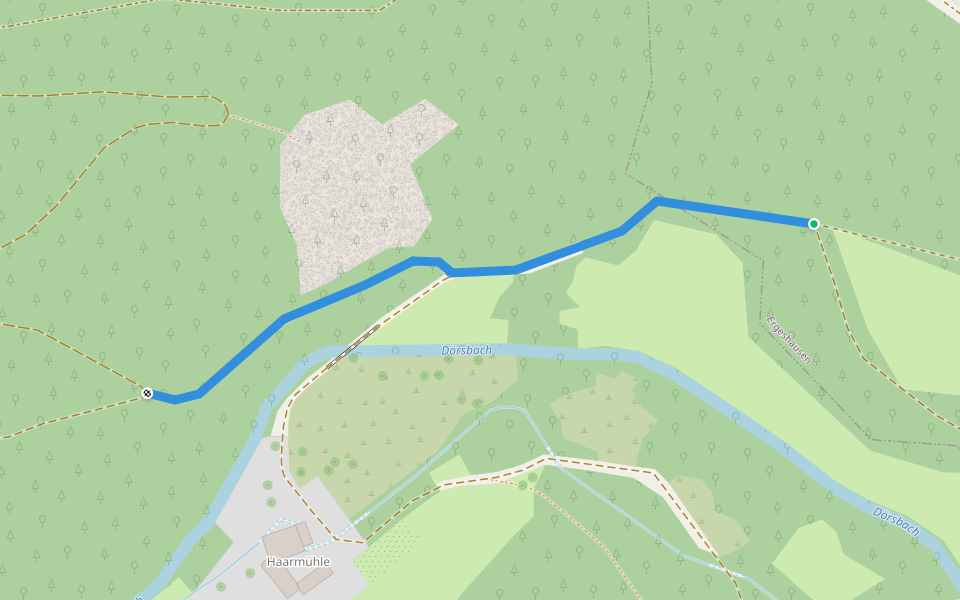 Rundwanderweg Katzenelnbogen 7 walking route map in Ergeshausen