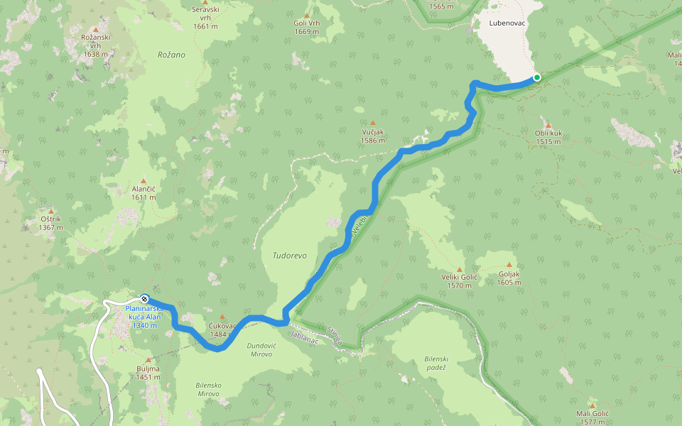 11.38 HPS walking route map in Stinica