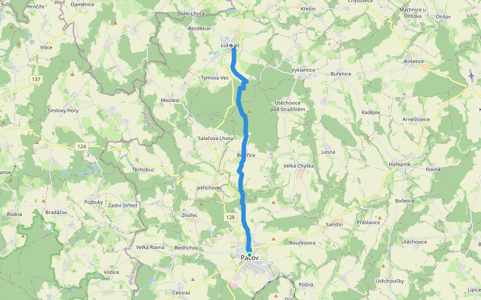 Sovova NS walking route map in pobočka