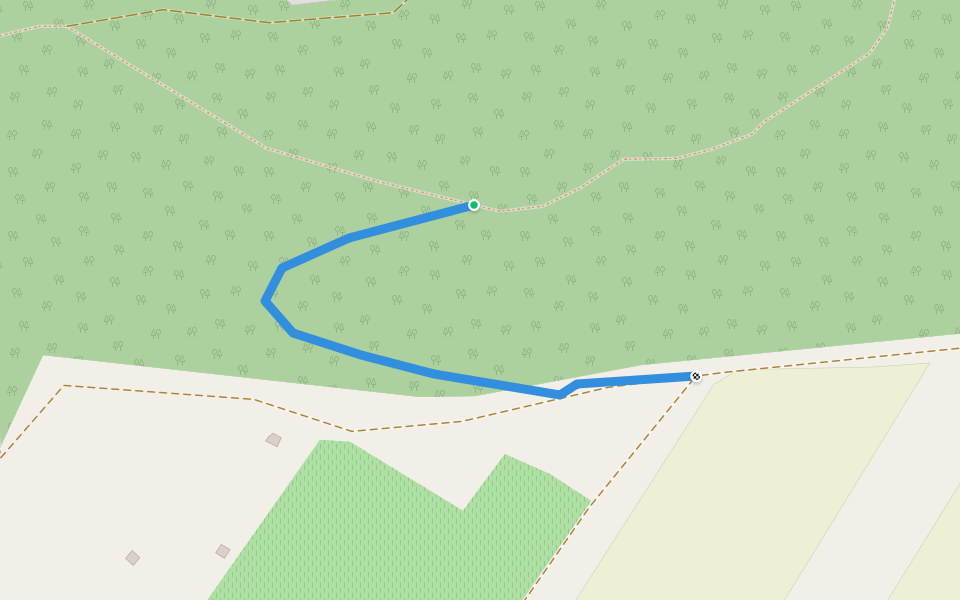 [Ž] Palánek odb. na vyhlídku walking route map in Ždánice