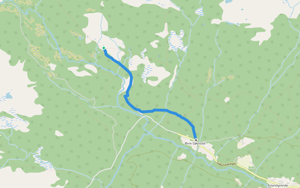 Den eldste Kleivanvegen walking route map in Maarem