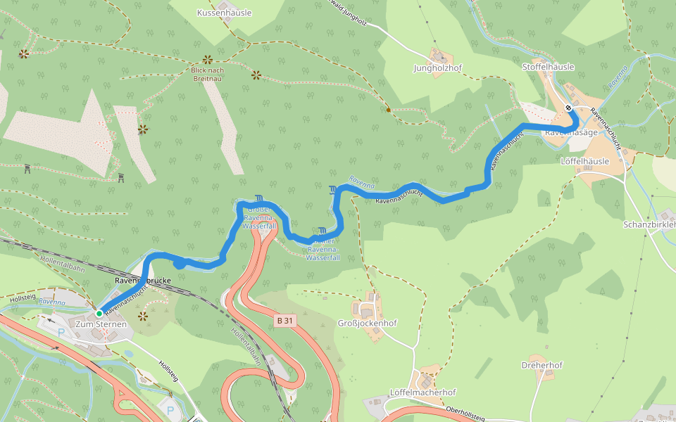 Höllsteig Sternen - Mittlere Ravenna