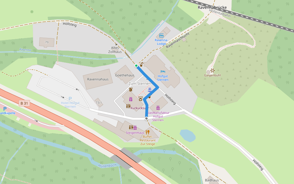 Höllsteig Sternen - Steigenhaus