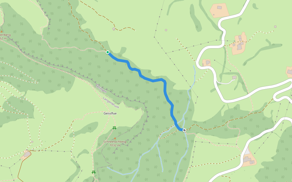 Lauch - fixme walking route map in Eptingen