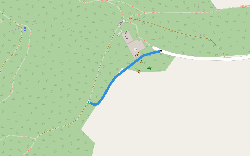 Ulmizberg - Ulmizberg Turm walking route map in Köniz