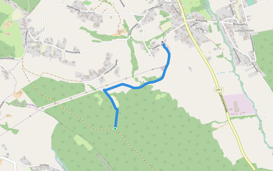 Rohr bei Hartberg Weg 5 walking route map in Wörth an der Lafnitz