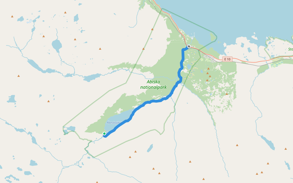 Nordkalottruta Etapp 22: Abisko - Abiskojaure fjällstuga