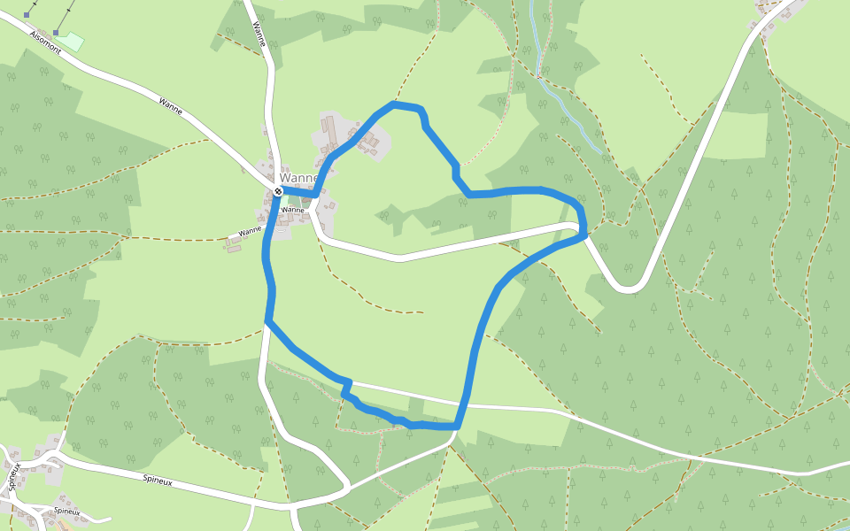 9. Promenade du Faix du Diable walking route map in Trois-Ponts
