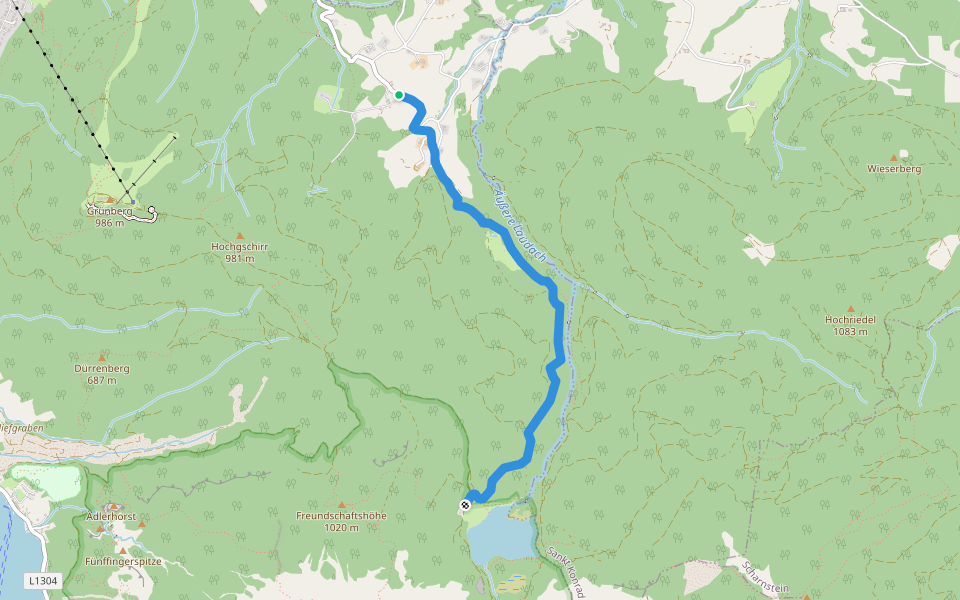 Wanderweg W10 Wamering