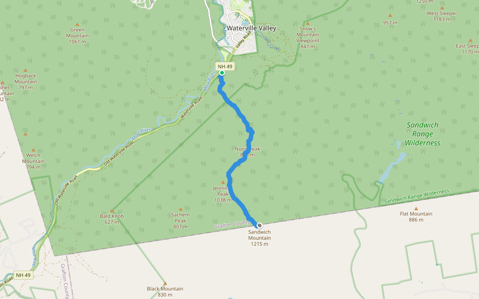 Sandwich Mountain Trail