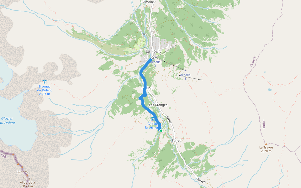 Tour du Mont-Blanc CCW Stage 6.3