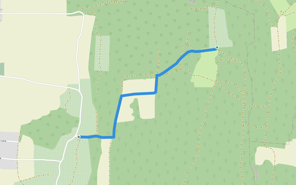 P▲ walking route map in Gelse