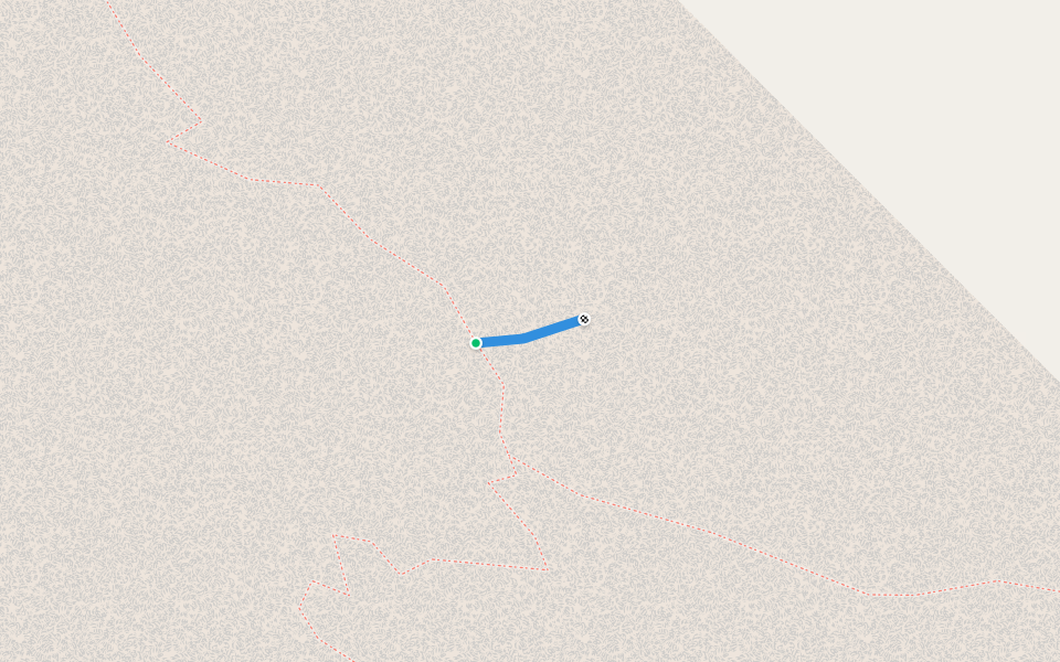 Punkt 2586 - Fusshornbiwak walking route map in Naters