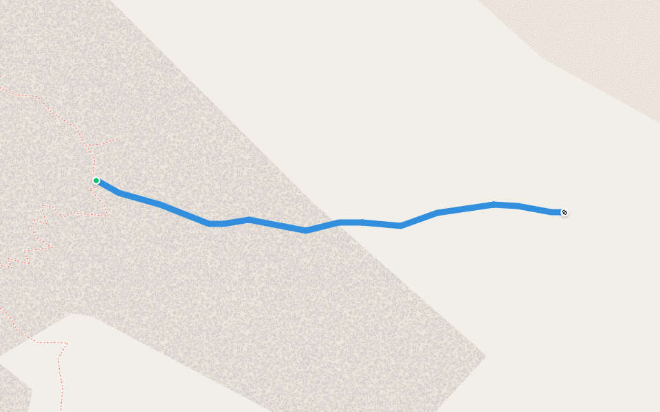 Z'Leng Fäsch - Fusshornbiwak walking route map in Naters