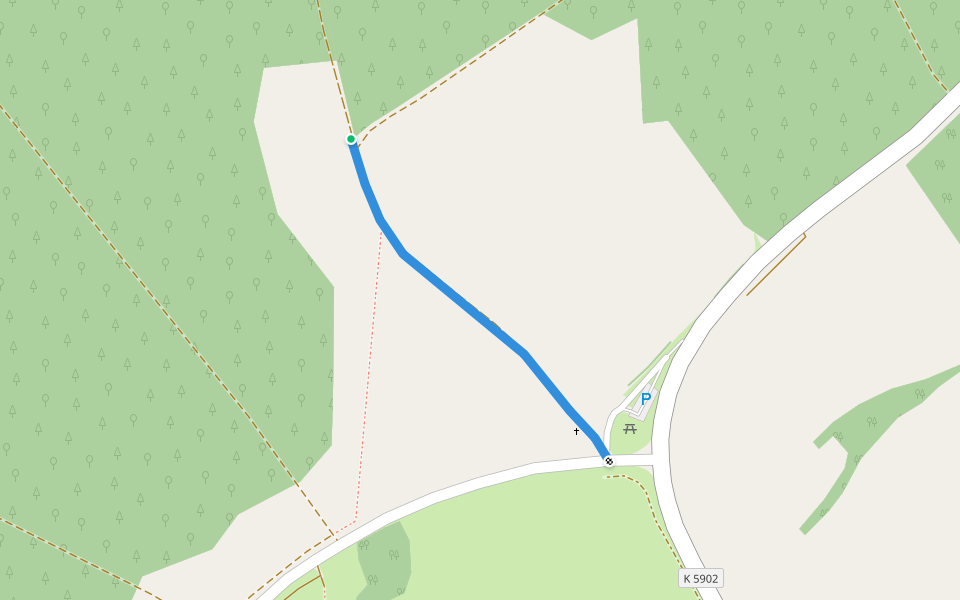 Rundweg Irndorf 5 walking route map in Irndorf