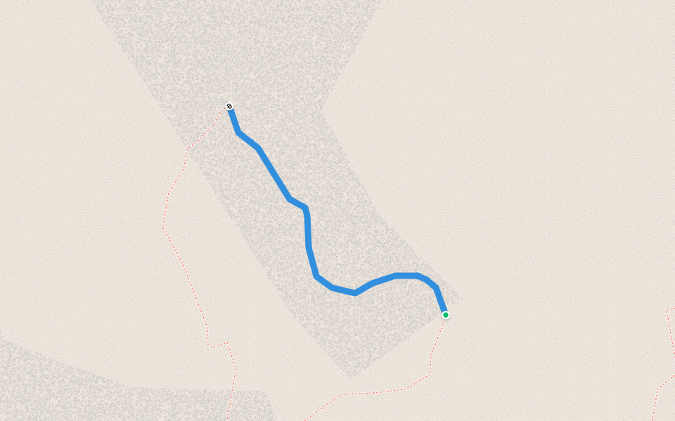 Klettersteig am Krokodil walking route map in Göschenen