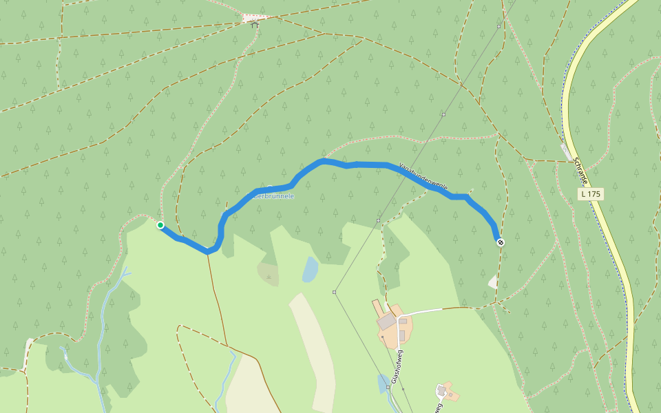 Schmiedbauernhöfe - Glashof walking route map in Sankt Georgen
