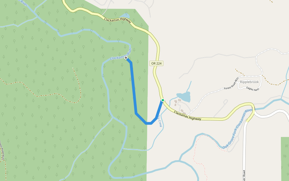 Alder Flat Trail 574 Walking and Running Estacada, Oregon Pacer