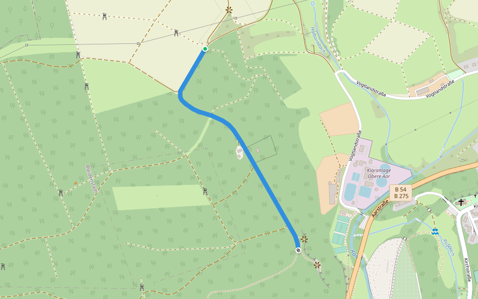 Rundwanderweg schwarze Kirche walking route map in Taunusstein
