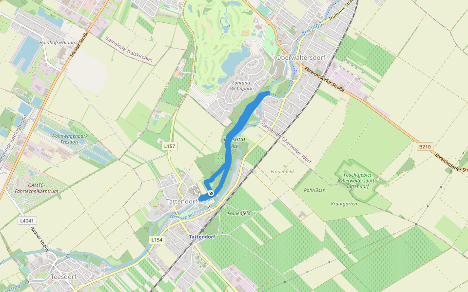 Tut gut! Schritteweg Oberwaltersdorf walking route map in Tattendorf