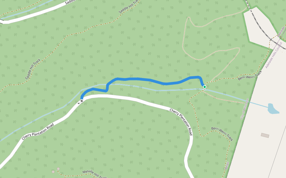 RSL Walk walking route map in Upper Sturt