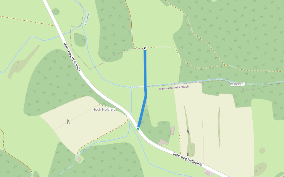 Nr. 4 walking route map in Arbesbach