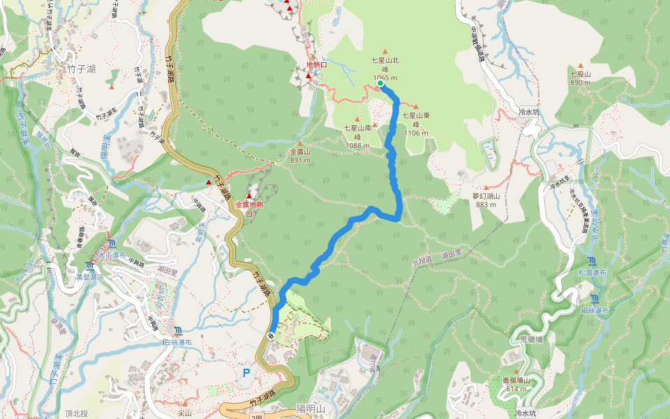七星山登山步道苗圃線