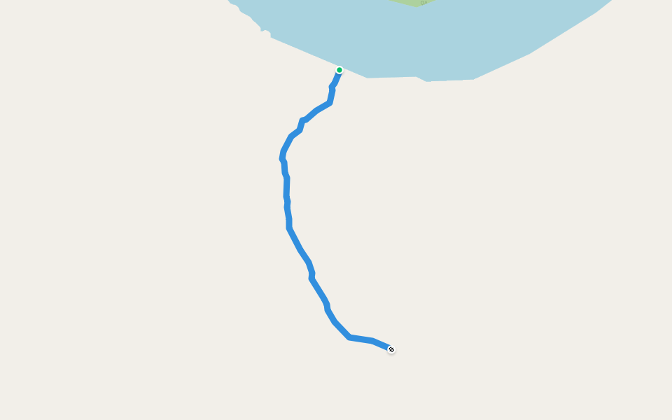 Minor foot path walking route map in Desa