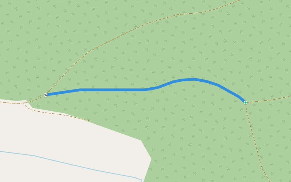 Querweg des Schwäbischen Albvereins (blauer Punkt) walking route map in Baienfurt