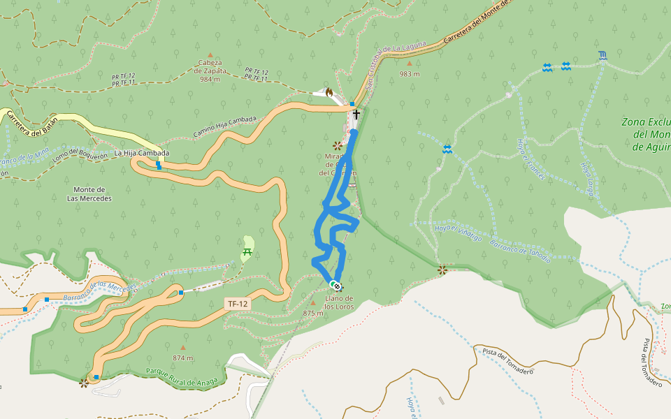 Sendero de los Sentidos. Trazado 2