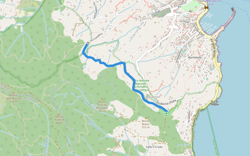 Nozarego - Costa Secca