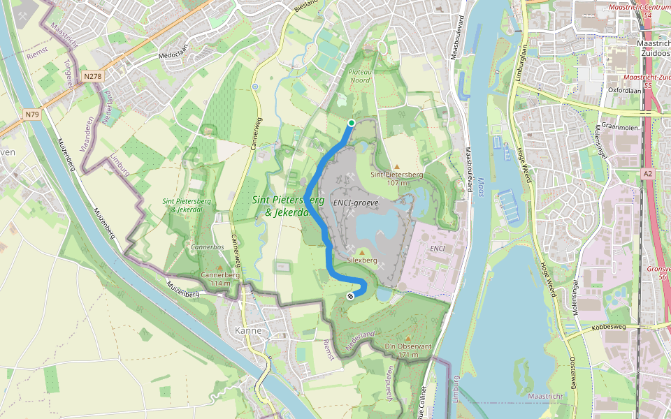 E2-oude route