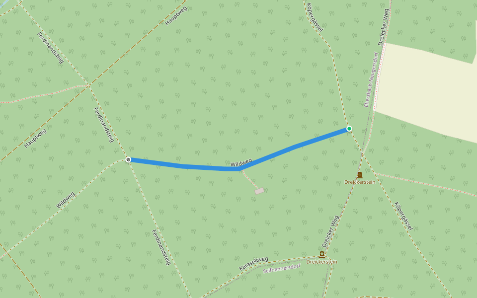 Naturlehrpfad walking route map in Neugersdorf
