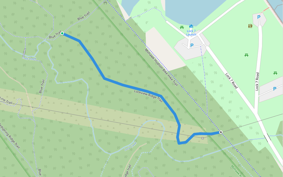 Lockview Ridge Trail Walking and Running Vischer Ferry, New York Pacer