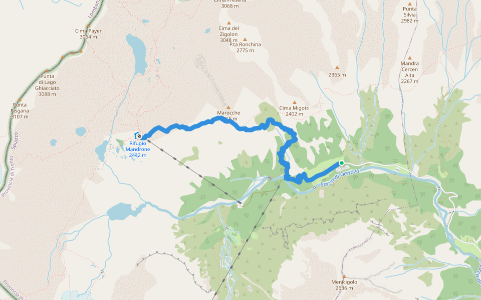 Sentiero del Mandron