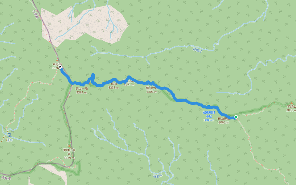 Bi Lu Goat's Head Walking Vertically walking map