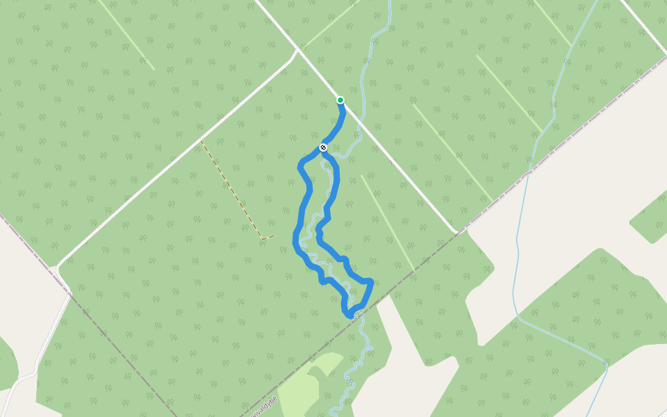Lylavos pažintinis takas walking route map in Šereitlaukis